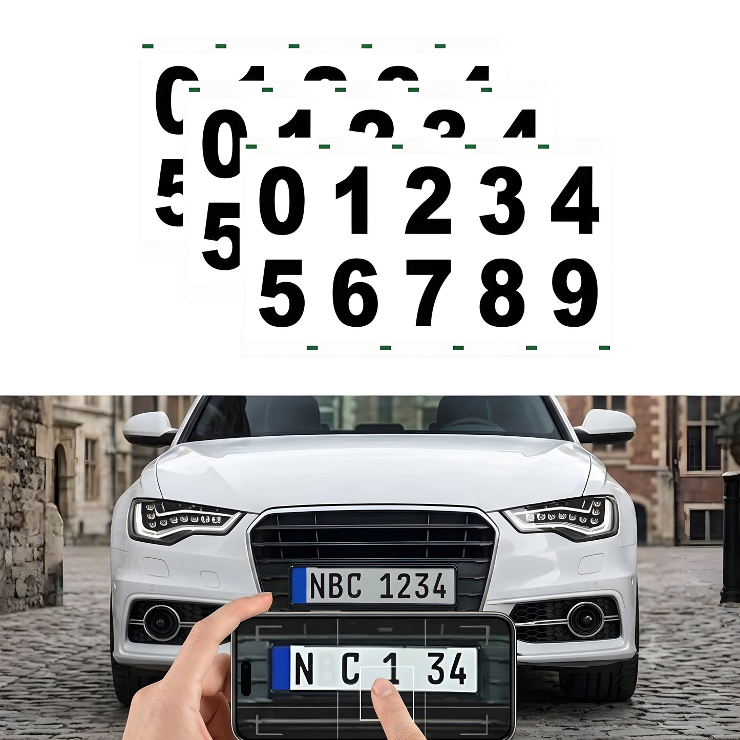 Reflective Plate Stickers